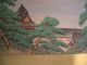 Japanese Antique Picture Replica Torii In The Sea Sailing Boat Temple And Pine Prints photo 10