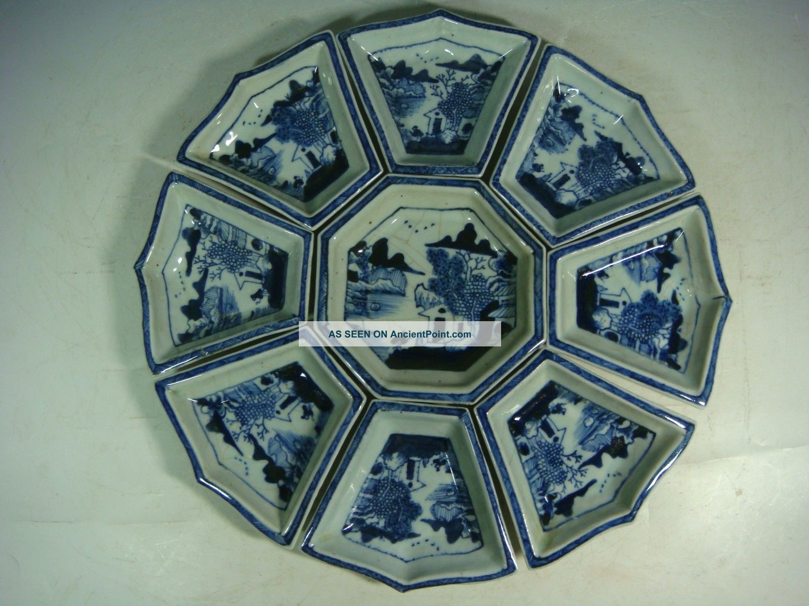 Chinese Blue&white Porcelain Plate Plates photo