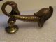 Old Victorian Brass Dolphin/sea Serpent Door Knicker Complete W/ Strike Ball Door Bells & Knockers photo 9