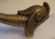 Old Victorian Brass Dolphin/sea Serpent Door Knicker Complete W/ Strike Ball Door Bells & Knockers photo 11