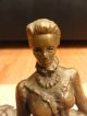 Russian Exclusive Bronze Figure Wife Cossack Author ' S Work 