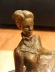 Russian Exclusive Bronze Figure Wife Cossack Author ' S Work 