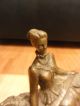 Russian Exclusive Bronze Figure Wife Cossack Author ' S Work 
