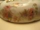 Limoges Bowl,  3 - Footed,  Porcelain With Roses,  Gilt Scalloped - Antique Bowls photo 4