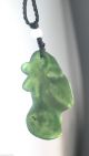 Chinese Natural Hetian Gray Jade Hand - Carved Intaglio Jade Flower Pendant,  Fine Necklaces & Pendants photo 6
