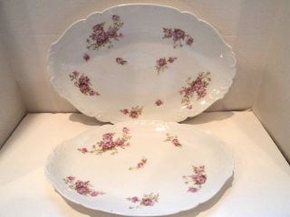 Coronet China Oval Platters From Limoges France 14 