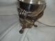 Glass Decanter Or Pitcher In Holder Possibly Sterling Silver - Bottles, Decanters & Flasks photo 1