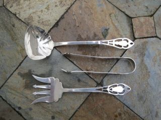 Vintage Manchester Sterling Serving Pieces photo