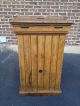 Antique Large Wood Metal Creamery Cabinet Great Stenciling Intact 1880s Other photo 9