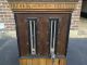 Antique Large Wood Metal Creamery Cabinet Great Stenciling Intact 1880s Other photo 3