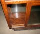 Antique Five Foot Showcase Display With Beaded Trim Display Cases photo 5