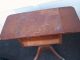 Vintage Antique Old Duncan Phyfe Claw Feet Drop Leaf Side Nightstand - Needs Tlc Unknown photo 5