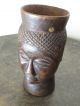 Antique Carved Kuba Palm - Wine Cup,  Congo Sculptures & Statues photo 5
