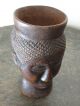 Antique Carved Kuba Palm - Wine Cup,  Congo Sculptures & Statues photo 6