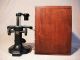 1920s Antique Vintage Dissecting Microscope Mfg Spencer Buffalo Usa W Wood Case Microscopes & Lab Equipment photo 1