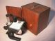 1920s Antique Vintage Dissecting Microscope Mfg Spencer Buffalo Usa W Wood Case Microscopes & Lab Equipment photo 2