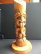 H114 Vintage Hawaiian Polynesian Pacific Islanders Wooden Carved Tiki 15 