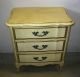 Vintage Kent Coffey French Provincial Night Stand Off White Gold Gilt Post-1950 photo 1