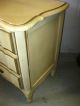 Vintage Kent Coffey French Provincial Night Stand Off White Gold Gilt Post-1950 photo 2