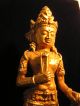 Magnificent Gold Statue Of Siva,  14th Century Eastern Java,  Indonesia Statues photo 9