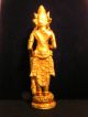 Magnificent Gold Statue Of Siva,  14th Century Eastern Java,  Indonesia Statues photo 1