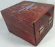 Antique Dovetail Box Vintage Monarch Marking System Dial A Pricer Pitney Bowes Boxes photo 3