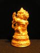 Magnificent Gold Statue Of A Lion 14th Century Eastern Java,  Indonesia Statues photo 2