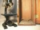 1920s Antique Vintage Steel & Brass Microscope 352x Spencer Buffalo Ny Wood Case Microscopes & Lab Equipment photo 1