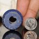 Ancient Ban Chiang Blue Glass Bead 13.  79 G Rare Thailand 500 – 300 Bc Neolithic & Paleolithic photo 2