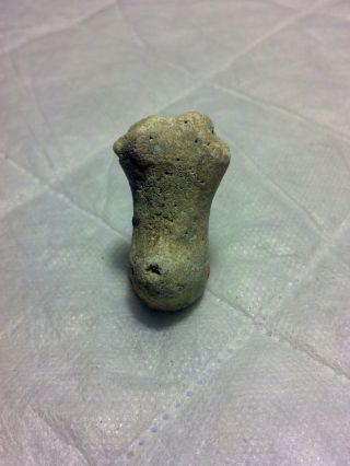 Ancient Fossil - Pregnant Torso Shape: Fertility Good Luck Charm Unique photo
