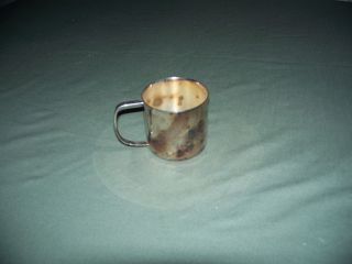 Vintage Sheridan Silverplate Cup photo