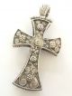 Solid Sterling Silver - Byzantine Cross Pendant Byzantine photo 2