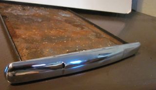Vintage Wedgewood Gas Stove Chrome Crumb & Grease Drip Tray photo