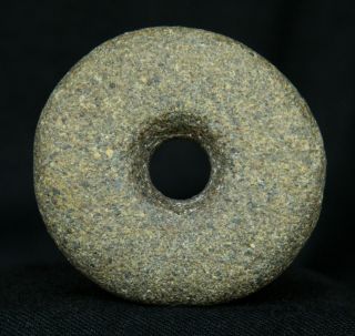 Neolithic Neolithique Granite Annular Disc - 4.  9cm/ 1.  93 