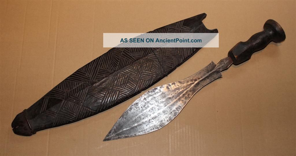 Congo Old African Knife Ancien Couteau Luba Kete Kongo Africa D ' Afrique Kongo Other photo