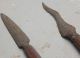 2 X Old Small Kris Keris Tombak Spear Magic Jimat Dagger Amulet Blade Dukun Pacific Islands & Oceania photo 5