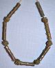 Antique Yoruba Lost Wax Gilded Brass Beads,  Nigeria Jewelry photo 1