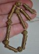 Antique Yoruba Lost Wax Gilded Brass Beads,  Nigeria Jewelry photo 2