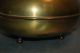 Scottish Teddy Kettle James Clews Birmingham Jc/b Footed Brass Glass Handle Metalware photo 4
