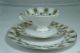 Vintage Footed Cup,  Saucer,  Plate Trio Retro Style Sun Burst Cups & Saucers photo 1