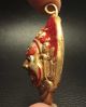 Lord Giant Tibet Thai Amulet Pantdant Adorned With Red Coral Amulets photo 4