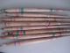 8 Antique Primirive Wooden Spindles For Wool Spinning Primitives photo 9