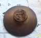 Wooden Stamper Antique Rare Primitive Wood Bread Double Stamp - Prosphora Primitives photo 1