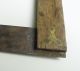 3 Antique Carpenters Tools Saw,  Square,  Hammer Farm Hand Tool Primitives photo 2