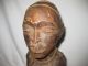 Antique African Tribal Art Wood Carving,  Mother And Child 16 3/4 