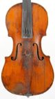 Old,  Antique 19th Century French Violin For Repair And Restoration - String photo 1