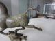 Chinese Bronze Statues Horse Running On The Swallow Success Antique Horses photo 3