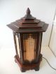 Vintage Korean 6 Sided Wooden Lamp Korea photo 1