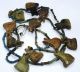 Egyptian Necklace With Fiancé Beads And 12 Terra - Cotta Cats,  18th Dynasty Egyptian photo 1