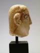 Ancient South Arabian Alabaster Head With Inlaid Eyes Near Eastern photo 6